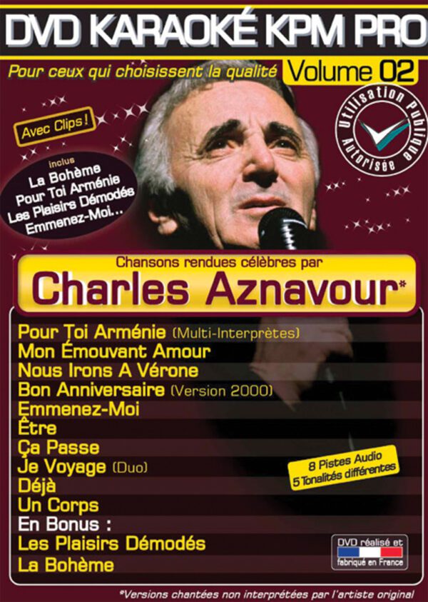 CHARLES AZNAVOUR (DVD Karaoké)