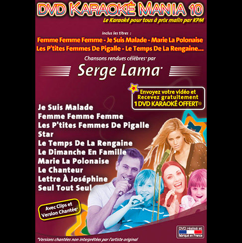 (DVD Karaoké) SERGE LAMA
